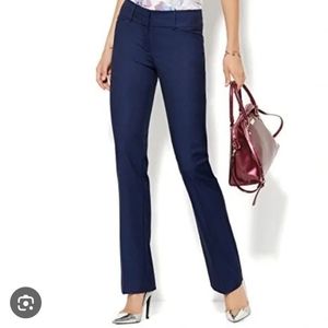 7th Avenue Design Studio New York and Company Straight Leg Dress Pants
